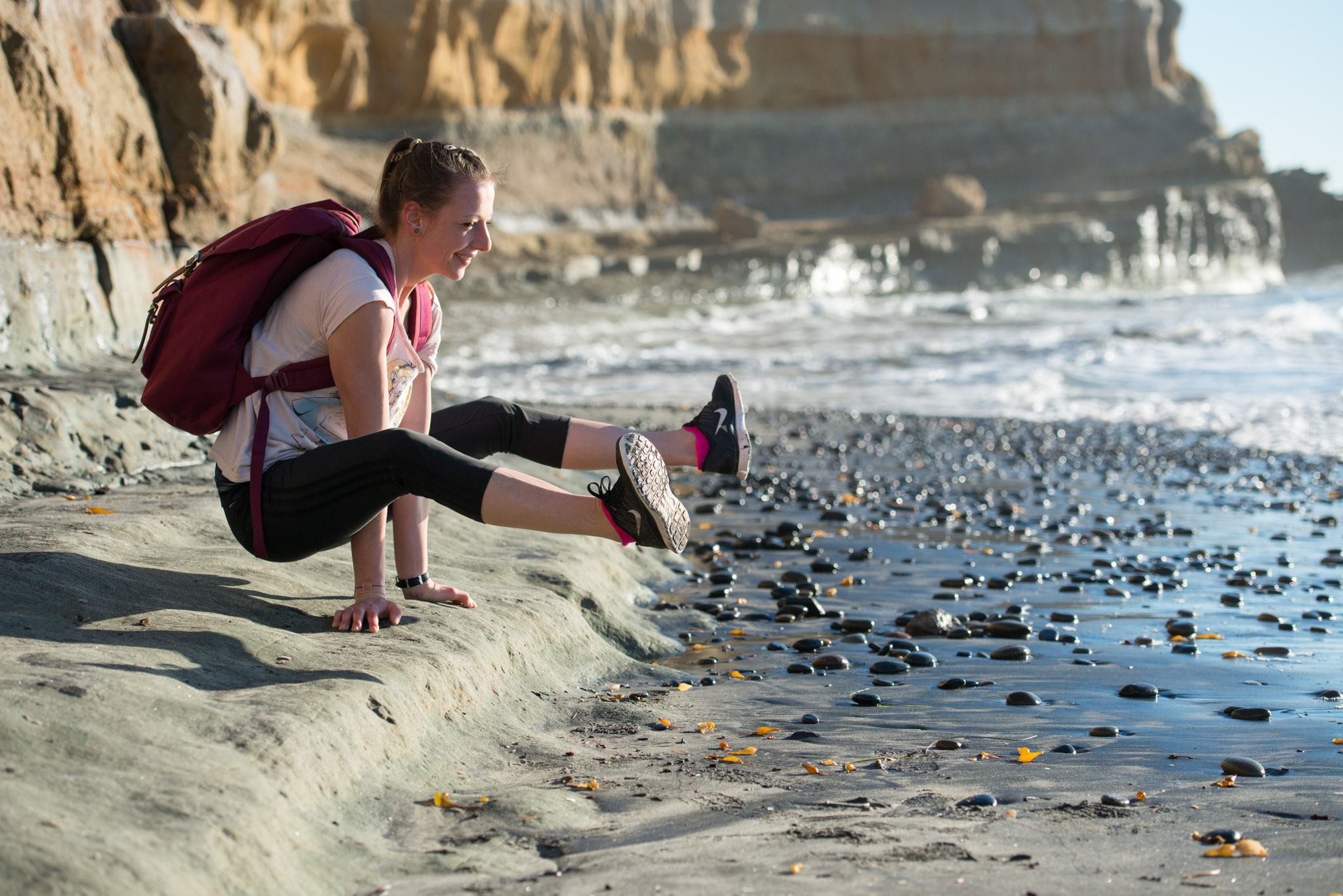 Still, don't expect sand here, it's actually rock hard!